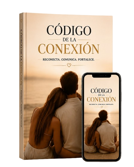 Código de la Conexión en libro y celular